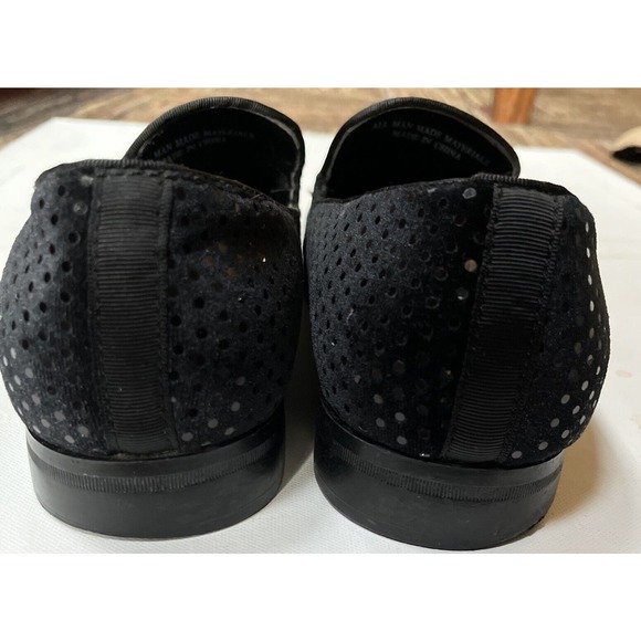 AFTER MIDNIGHT AM Mens 6786 Sequin Loafer Slip-On Shoes‎ Smoker Formal Size 10 - Picture 5 of 9